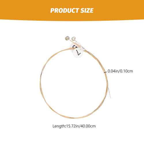 10Pièces Accessoires Lyre Cordes Acier Ensemble Durable 1