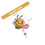 bee pattern badge clip name card holder portable buckle 2