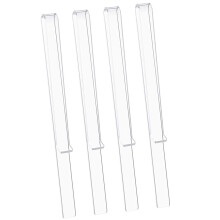Raindrops 2 Pairs Page Holder Sheet Music Clip 21.5x1.5cm Transparent