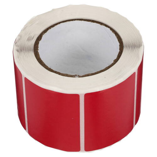 blank thermal transfer label printer paper shipping stickers red