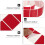 blank thermal transfer label printer paper shipping stickers red 6