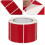 blank thermal transfer label printer paper shipping stickers red 11