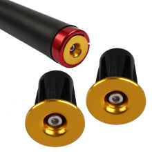 1 Pair Aluminum Alloy Bike Handle Plug M4x34mm For 22~24Mm Grip