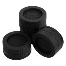 4 Pcs Desk Risers For Legs Uneven Car Seat Power Plug Black