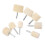 8 Pcs Polishing Pads For Buffing Wheel Drill Attachment Felt 1
