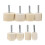 8 Pcs Polishing Pads For Buffing Wheel Drill Attachment Felt 3