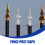 6pcs Fence Finials Heavy Duty Post Toppers for Deck Railing 7