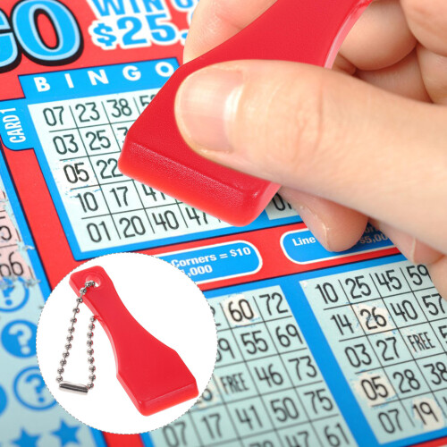 10 pcs card scratcher tools for tickets with hanging hook 2