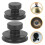 2pcs Singing Bowl Handle Rubber Handle for Sound Bowl 5