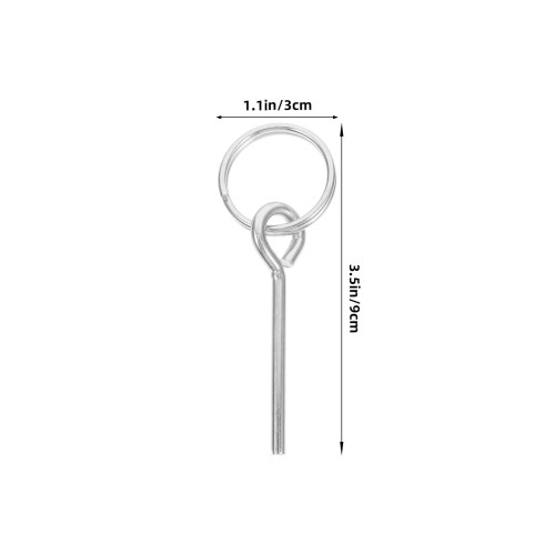 Tent Pin And Ring Replacement Single Needle Ring Tent Pole Connectors 2