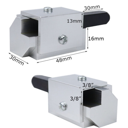 woodworking tool with right angle for hinged door lock groove silver 1