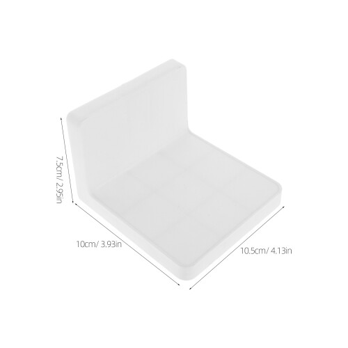 2St Wit Plakbare Badkamer Wandplank Plastic 1