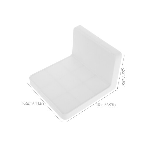 2St Wit Plakbare Badkamer Wandplank Plastic 2