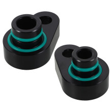 Air Conditioner Seal Plate Black Aluminum 1 Pair