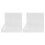 2St Wit Plakbare Badkamer Wandplank Plastic 10