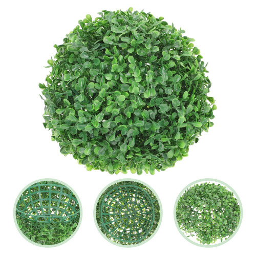 Plastic Plant Topiary Ball Artificial Grass Home Decor Party Supply 1