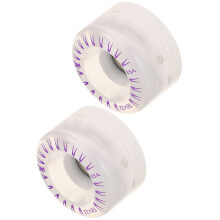 Roller Skates Wheel Transparent Pu 2pcs For Indoor Skating