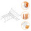 3 Pcs Above Sink Drying Rack Kitchen Stainless Steel Dish Silver 10