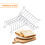 3 Pcs Above Sink Drying Rack Kitchen Stainless Steel Dish Silver 7