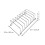 3 Pcs Above Sink Drying Rack Kitchen Stainless Steel Dish Silver 2