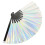 Glitter Hand Fan Multi Pvc For Valentine'S Day 1pcs 8