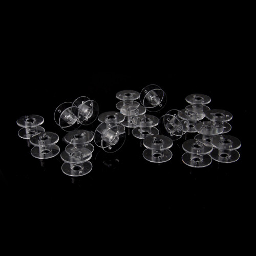 20pcs Transparent Plastic Sewing Machine Bobbins 1