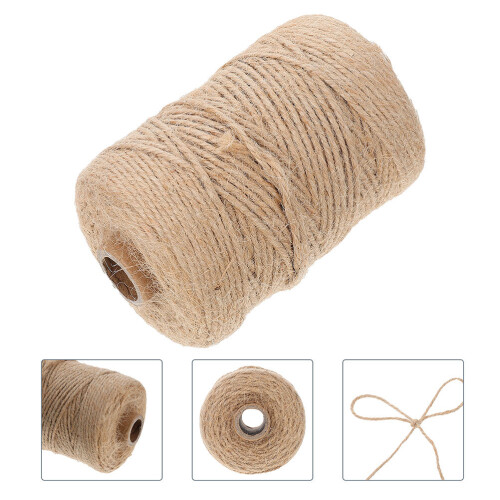 1 Roll Diy Craft Hemp Ropes For Gift Packaging Handworked Twines 1