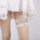 2pcs Bridal Rhinestones Garter Set White 11