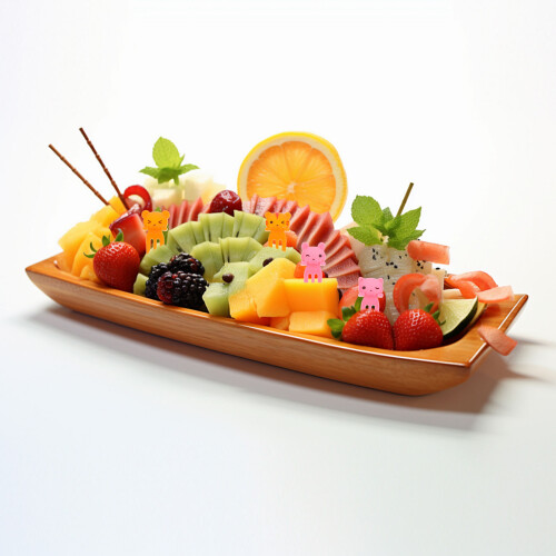 8 pcs for kids bento picks home use mixed style 2