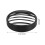 Grille Inserts Headlight Covers Set Metal Black 1set 2