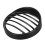 Grille Inserts Headlight Covers Set Metal Black 1set 8