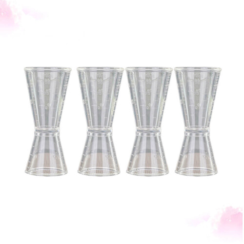 4Pcs Bartender Scale Cup Double Head Ounce Wine Measuring Tool 2