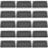 50Pcs Black Take Out Boxes Disposable Pulp Containers for Food Packing 1