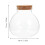 3Pcs Sealed Clear Glass Terrarium With Spherical Jar 2