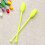 1 pair artistic rhythmic gymnastics stick for children adults yellow 7