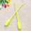 1 pair artistic rhythmic gymnastics stick for children adults yellow 4