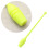 1 pair artistic rhythmic gymnastics stick for children adults yellow 10