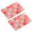 2pcs hamster cooling mat for small pets, chinchillas, summer use 6