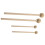 2 pairs round head wood handle drum sticks for percussion instruments 7