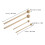 2 pairs round head wood handle drum sticks for percussion instruments 3