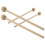 2 pairs round head wood handle drum sticks for percussion instruments 5
