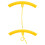 2 Pcs Steel Ring Protector 25.00x6.00x1.90cm Yellow 10