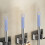 4 Pcs Handrail End Cap Mop Handle 11.50x3.00x2.50cm Blue 5