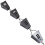 2pcs back scratcher massage sticks for body scratching, durable design 3