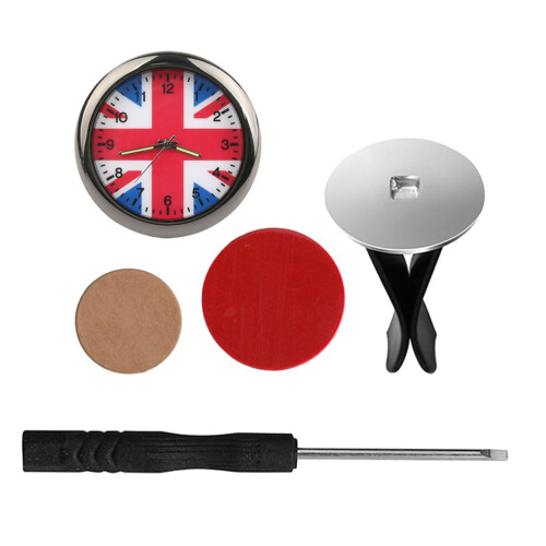 Union Jack Dashboard Car Clock Miniature Interior 2