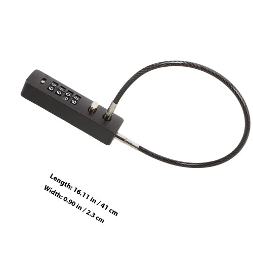 Password Lock Cable Anti Theft Bike Combination Padlock 1
