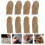Thimble Cross Stitch Cover Brown 4set 4