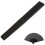 man fabric folding fan lightweight with bag black 7