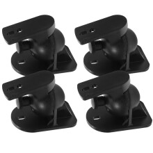 Speaker Storage Bracket Black 4pcs 3.03x2.40x1.89in