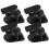 Speaker Storage Bracket Black 4pcs 3.03x2.40x1.89in 1